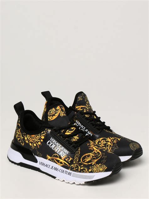 versace jeans couture schuhe schwarz gold|versace jeans couture sneakers white.